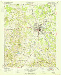 LEWISBURG, TN HISTORICAL MAP GEOPDF 7.5X