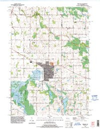 BRILLION, WI HISTORICAL MAP GEOPDF 7.5X7