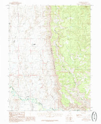 WOODSIDE, UT HISTORICAL MAP GEOPDF 7.5X7