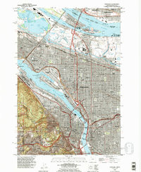 PORTLAND, OR-WA HISTORICAL MAP GEOPDF 7.