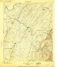 CLEVELAND, TN HISTORICAL MAP GEOPDF 30X3