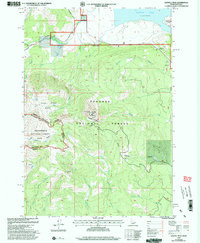 SAWTELL PEAK, ID-MT HISTORICAL MAP GEOPD