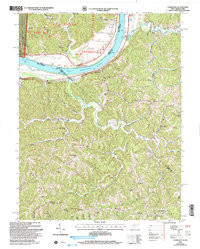 GLENWOOD, WV-OH HISTORICAL MAP GEOPDF 7.