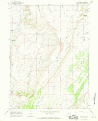 HAGUE CREEK, WY HISTORICAL MAP GEOPDF 7.