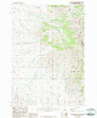 COTTONWOOD CREEK, ID-MT HISTORICAL MAP G