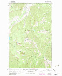 STAHL PEAK, MT HISTORICAL MAP GEOPDF 7.5