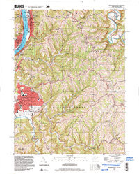 MOUNDSVILLE, WV-OH HISTORICAL MAP GEOPDF
