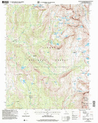 BLACKCAP MOUNTAIN, CA HISTORICAL MAP GEO