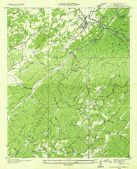 TELLICO PLAINS, TN-NC HISTORICAL MAP GEO