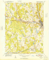 HONESDALE, PA HISTORICAL MAP GEOPDF 7.5X