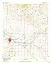 SAFFORD, AZ HISTORICAL MAP GEOPDF 15X15