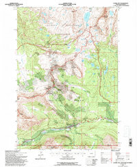 COOKE CITY, MT-WY HISTORICAL MAP GEOPDF