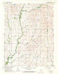VINE CREEK, KS HISTORICAL MAP GEOPDF 7.5