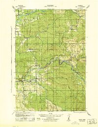 TOUTLE, WA HISTORICAL MAP GEOPDF 15X15 G