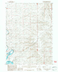 BLACKS FORK BRIDGE, WY HISTORICAL MAP GE