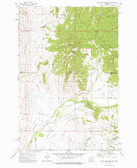 SCAB ROCK MOUNTAIN, MT HISTORICAL MAP GE