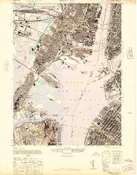 JERSEY CITY, NJ-NY HISTORICAL MAP GEOPDF