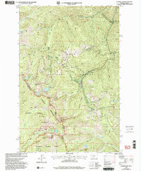 ILLINOIS PEAK, MT-ID HISTORICAL MAP GEOP