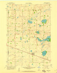 PENNOCK, MN HISTORICAL MAP GEOPDF 7.5X7.