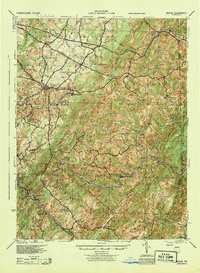 BERLIN, PA HISTORICAL MAP GEOPDF 15X15 G