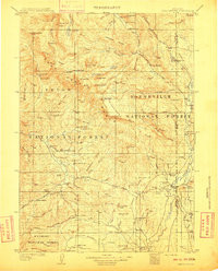 GROS VENTRE, WY HISTORICAL MAP GEOPDF 30