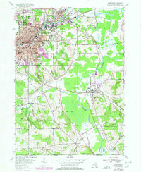 JAMESTOWN, NY HISTORICAL MAP GEOPDF 7.5X