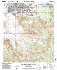 HEMET, CA HISTORICAL MAP GEOPDF 7.5X7.5