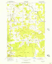 BARBEAU, MI HISTORICAL MAP GEOPDF 7.5X7.