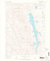HORSETOOTH RESERVOIR, CO HISTORICAL MAP