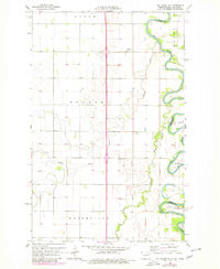 BIG WOODS SW, ND-MN HISTORICAL MAP GEOPD