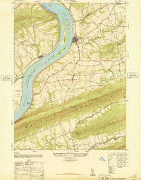 HALIFAX, PA HISTORICAL MAP GEOPDF 7.5X7.