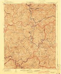 GILBERT, WV-VA-KY HISTORICAL MAP GEOPDF