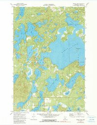 WOMAN LAKE, MN HISTORICAL MAP GEOPDF 7.5