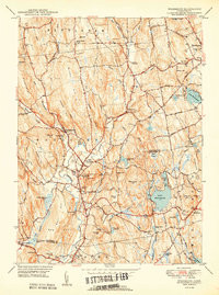 WOODBURY, CT HISTORICAL MAP GEOPDF 7.5X7
