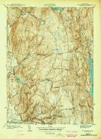 SHUTESBURY, MA HISTORICAL MAP GEOPDF 7.5
