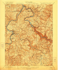 MORGANTOWN, WV-PA HISTORICAL MAP GEOPDF