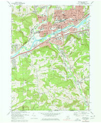 ENDICOTT, NY HISTORICAL MAP GEOPDF 7.5X7