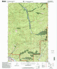 OSBURN, ID HISTORICAL MAP GEOPDF 7.5X7.5