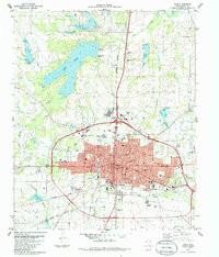 PARIS, TX HISTORICAL MAP GEOPDF 7.5X7.5