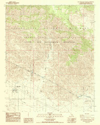 EAST DECEPTION CANYON, CA HISTORICAL MAP