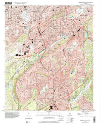 BIRMINGHAM SOUTH, AL HISTORICAL MAP GEOP