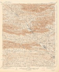 GLENWOOD, AR HISTORICAL MAP GEOPDF 15X15