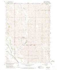 THURSTON, NE HISTORICAL MAP GEOPDF 7.5X7