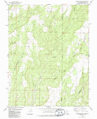 PAPOOSE CANYON, UT-CO HISTORICAL MAP GEO