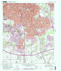 OAK CLIFF, TX HISTORICAL MAP GEOPDF 7.5X