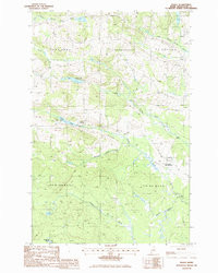 DAIGLE, ME HISTORICAL MAP GEOPDF 7.5X7.5