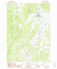 YONCALLA, OR HISTORICAL MAP GEOPDF 7.5X7