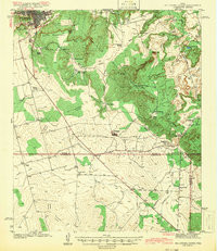 BIG SPRING SOUTH, TX HISTORICAL MAP GEOP