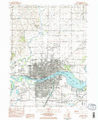 STERLING, IL HISTORICAL MAP GEOPDF 7.5X7