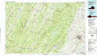 STAUNTON, VA-WV HISTORICAL MAP GEOPDF 30